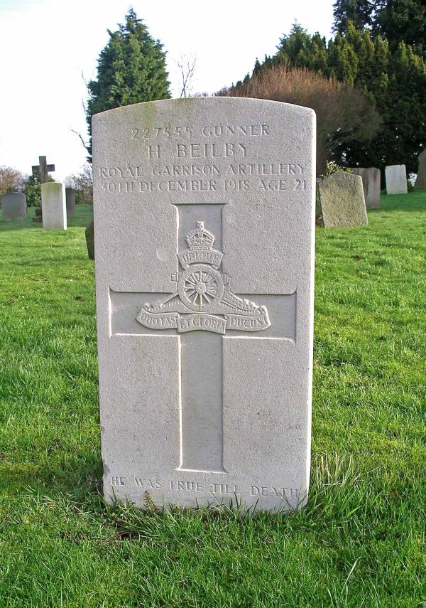 Harry Beilby Headstone